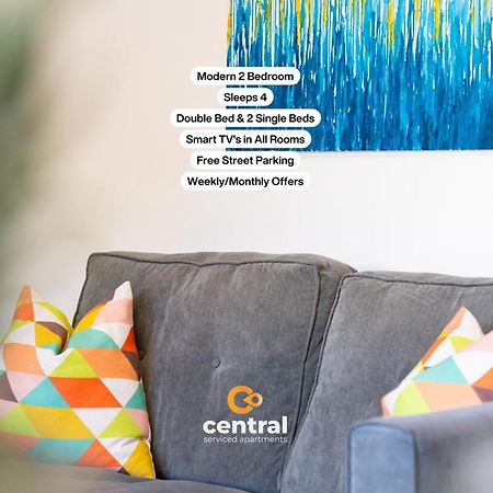 Central Serviced Apartments - 2 Bedroom - Free Street Parking - Fast Wifi - Smart Tvs In All Rooms - Ground Level - Family Neighbourhood - 3 X Double Beds - Heating 24-7 - Trade Stays - Weekly & Monthly Offers Dundee Ngoại thất bức ảnh